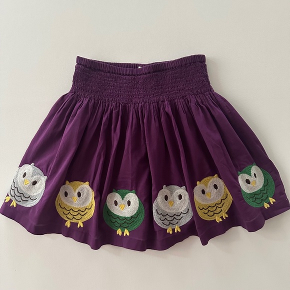 Mini Boden Other - Mini Boden 9-10 Girls Purple Owl Skirt